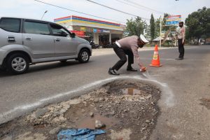 Satlantas Polres Purbalingga Survei Kondisi Jalan Jelang Operasi Ketupat 2022