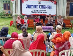 Jumat Curhat, Kapolsek Kutasari Jelaskan Hoaks Isu Penculikan Anak