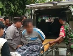 Polsek Kaligondang Bantu Amankan Warga Mengamuk