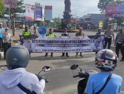 Satlantas Polres Purbalingga Sosialisasi Terpadu Operasi Keselamatan Candi 2023