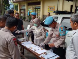 Propam Polres Purbalingga Gelar Pemeriksaan Urine Personel