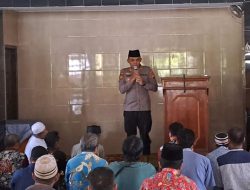 Safari Salat Dzuhur, Polsek Kutasari Sampaikan Pesan Kamtibmas di Masjid