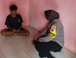 Polsek Bojongsari Beri Pembinaan Anak yang Kerap Mengamuk dan Melawan Ibunya