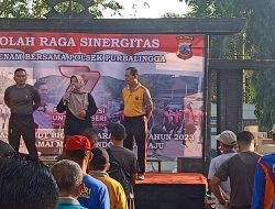 Polsek Purbalingga Gelar Olahraga Bersama Hari Bhayangkara Ke-77