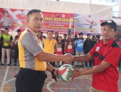 Polres Purbalingga Gelar Turnamen Bola Voli Hari Bhayangkara Ke-77