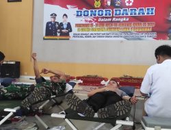 Polres Purbalingga Kirim Personel Ikuti Donor Darah Hari Bakti TNI AU