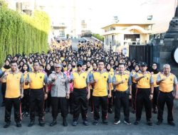 Semarak HUT Polwan  Ke 75, Polda Jateng Gelar Olahraga Bersama