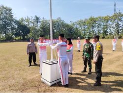 Sinergitas TNI-Polri di Bukateja Beri Pelatihan Paskibra Tingkat Kecamatan