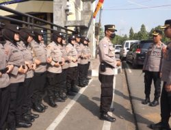 Latih Kesiapsiagaan Personel, Polres Purbalingga Gelar Simulasi Alarm Stelling