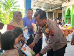 Biro SDM Polda Jateng Distribusikan Buku Edukasi Pada Murid PAUD dan TK di Yayasan Kasih Ibu Semarang