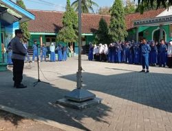 Jadi Pembina Upacara, Kanit Binmas Imbau Siswa Tidak Melakukan Perundungan