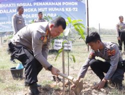 Bidhumas Polda Jateng Tanam 10.000 Pohon Peringati HUT Ke 72 Humas Polri