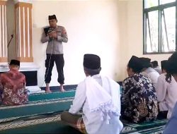 Polsek Kutasari Gelar Patroli Rohani di Masjid Baeturrohmah