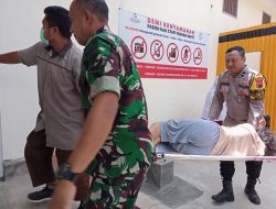 Sinergitas TNI-Polri di Padamara Bantu Evakuasi ODGJ Meresahkan