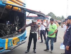 Jelang Nataru, Satlantas Polres Purbalingga Gelar Pemeriksaan Terpadu Kendaraan