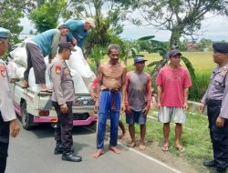 Patroli Dialogis, Polsek Kaligondang, Ajak Warga Mewujudkan Pemilu Damai 2024