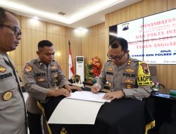 Polres Purbalingga Gelar Penandatanganan Perjanjian Kinerja dan Pakta Integritas 2024