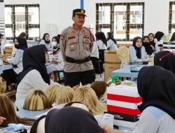 Polsek Kalimanah Edukasi Larangan Knalpot Brong kepada Karyawan