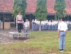 Polsek Kalimanah Sosialisasi Maklumat Kapolda Jateng di SMK YPT 2 Purbalingga