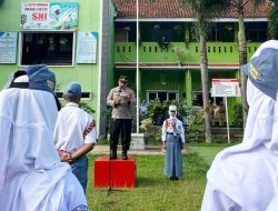 Polisi Sosialisasikan Larangan Knalpot Brong di SMK Negeri 1 Kutasari