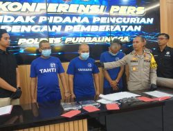 Polres Purbalingga Ringkus Tiga Pelaku Pencurian di PT Sung Chang