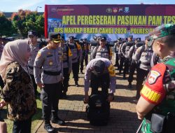 Polres Purbalingga Gelar Apel Pergeseran Pasukan Pengamanan TPS Pemilu 2024