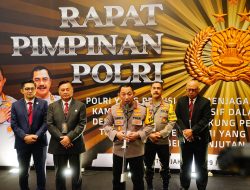 Kapolri Tekankan Persatuan-Kesatuan Modal Utama Wujudkan Indonesia Emas 2045 di Rapim Polri