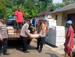 Polsek Mrebet Beri Bantuan Pembangunan Rumah Warga Kurang Mampu