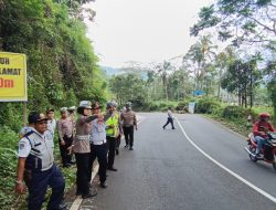 Ditlantas Polda Jateng Survei Lokasi Blackspot dan Troublespot di Purbalingga