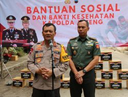 Baksos dan Bakti Kesehatan, Kapolda Jateng Sentuh Pekerja TPSA Plumbon