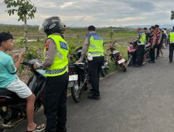 Razia Balap Liar, Polres Purbalingga Amankan Puluhan Sepeda Motor