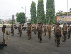 Wakapolres Purbalingga Pimpin Upacara Penutupan Harkatpuan Bintara Remaja