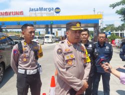 Puncak Arus Mudik Terlewati, Lalu Lintas di GT Kalikangkung Ramai Lancar