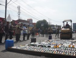 Polres Purbalingga Musnahkan Ribuan Miras Hasil Operasi Pekat Candi 2024