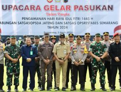 Apel Gelar Pasukan Ops Ketupat Candi 2024, Polda Jateng Siap Amankan Arus Mudik