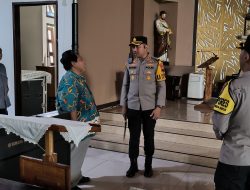 Kapolres Purbalingga Silaturahmi Kamtibmas di Sejumlah Gereja