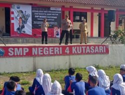 Polsek Kutasari Ajak Siswa Tidak Terlibat Tawuran dan Gank Motor