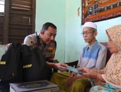 Kapolres Purbalingga Beri Bantuan Korban Bencana Angin Kencang di Kemangkon