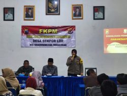 Polsek Kaligondang Sosialisasi Pembentukan FKPM di Desa Sempor Lor