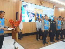 Polres PurbaIingga Gelar Pengambilan Sumpah dan Penandatanganan Pakta Integritas Penerimaan Bakomsus Polri