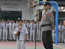 Polsek Kalimanah Gelar Apel Penyuluhan Hukum di SMK YPT 2 Purbalingga