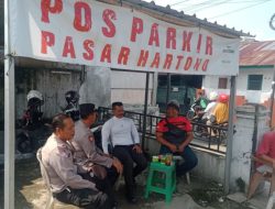 Polsek Purbalingga Beri Pembinaan Petugas Parkir di Pasar Hartono 