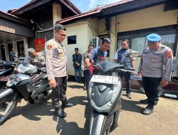 Kapolres Purbalingga Serahkan Kembali Sepeda Motor Hilang kepada Pemiliknya