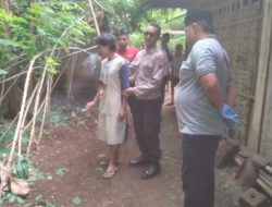 Polsek Kejobong Bantu Warga Amankan ODGJ Bersenjata Tajam