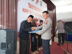Syukuran Hari Bhayangkara, Polsek Bukateja Gelar Pengajian dan Santunan Anak Yatim