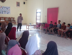 Bhabinkamtibmas Polsek Padamara Sosialisasi Bahaya Narkoba dan Bijak Bermedsos 