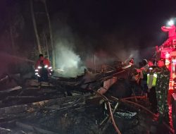 Kandang Ayam Terbakar di Kutasari, Polisi Periksa TKP