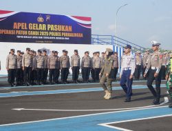 Gelar Pasukan Tanda Dimulainya Operasi Patuh Candi 2025 Polres Purbalingga