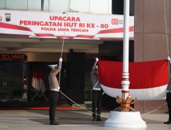 Polda Jateng Gelar Upacara Peringatan HUT ke-80 RI