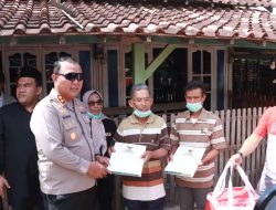 Kapolres Blora Salurkan Bantuan untuk Korban dan Relawan Kebakaran Sumur Minyak
